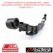 OUTBACK ARMOUR SUSPENSION KITS - REAR ADJ BYPASS-EXPD HD FITS ISUZU D-MAX 2012+